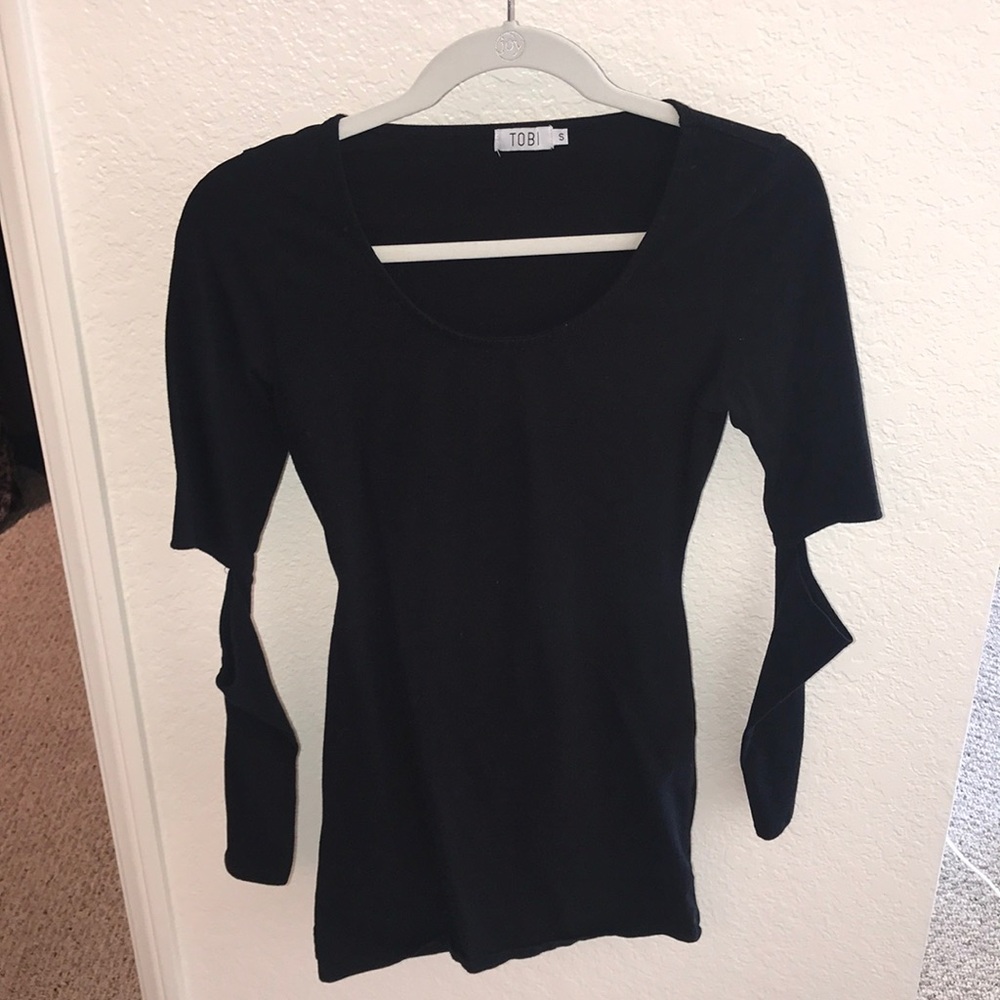 Black Tobi cutout dress